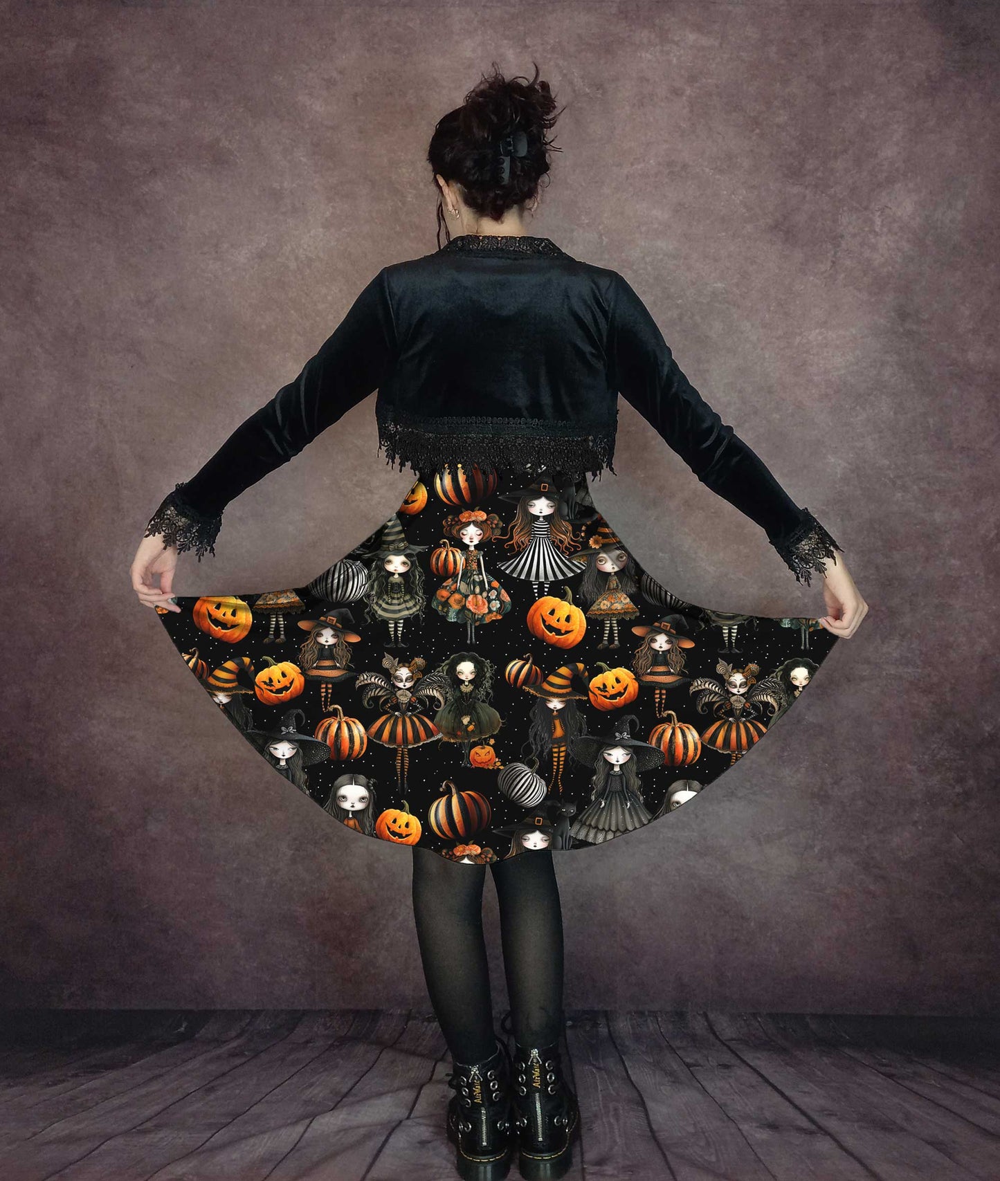 Halloween Dolls - Cute Spooky Dolls Party Dress for Halloween - Plus Size Friendly