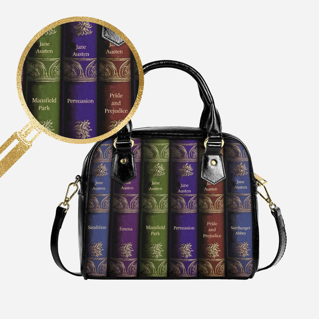 Jane Austen Shoulder Handbag - Purse for Jane Austen Fans (JPJAB)