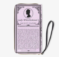Lady Whistledown's Society Papers Wallet - Lavender Bridgerton Purse