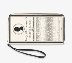 Lady Whistledown Society Papers Zipper Wallet – Bridgerton Purse