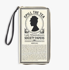Lady Whistledown Wallet - Bridgerton Clutch Purse