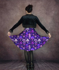 Purple and Pink Fun Mushroomcore  Dress (AADMUSH1)