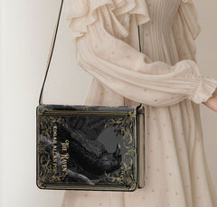 The Raven Book Purse - Edgar Allan Poe Literary Bag