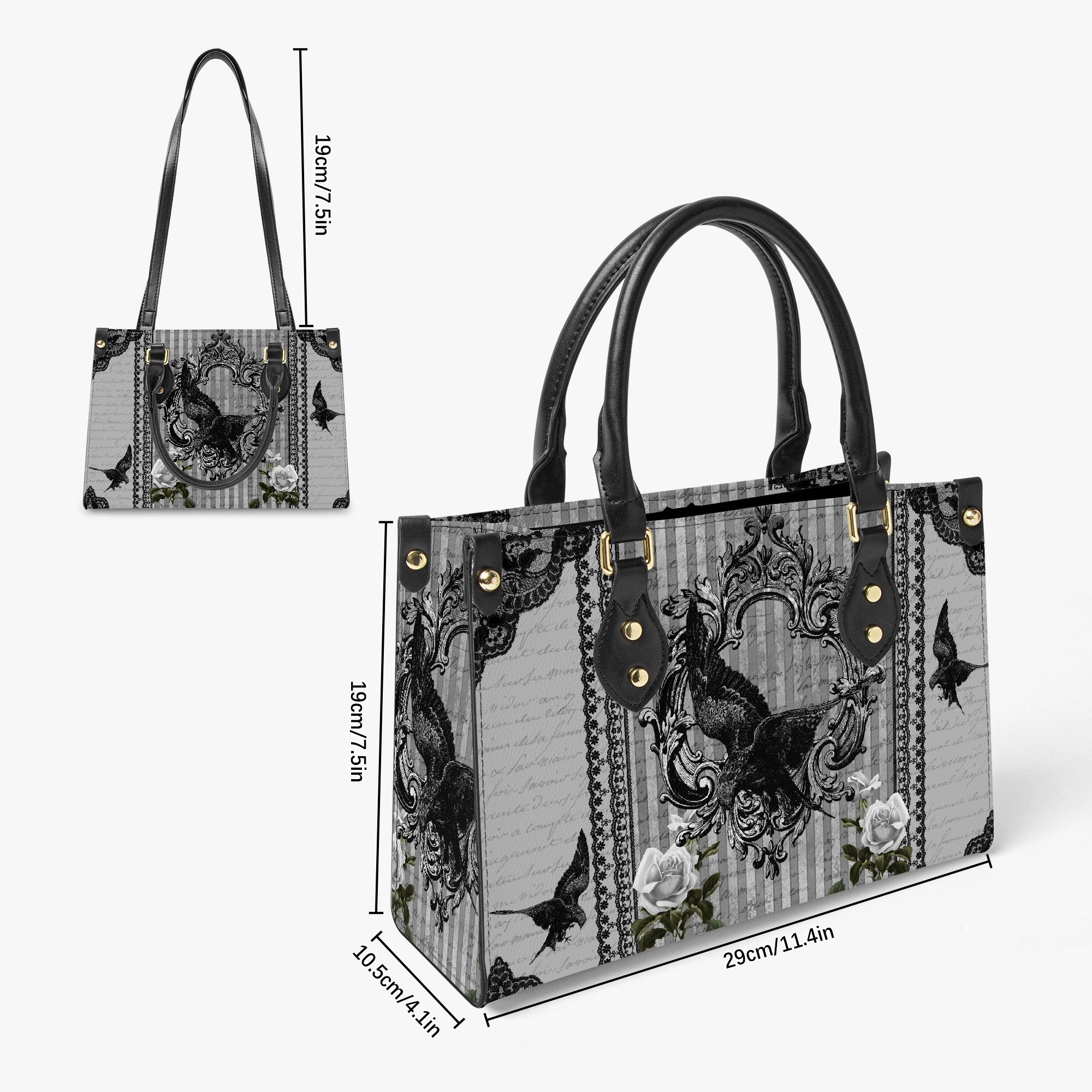 The Raven Handbag - Nevermore Gothic Shoulder Purse