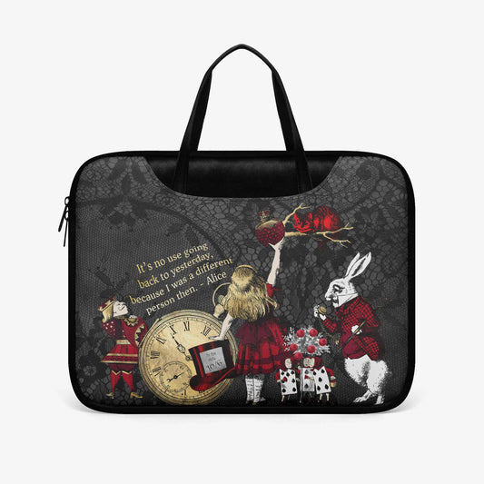 Alice in Wonderland 16 inch Laptop Bag - Gothic Alice Computer Bag (JPRGLAP)