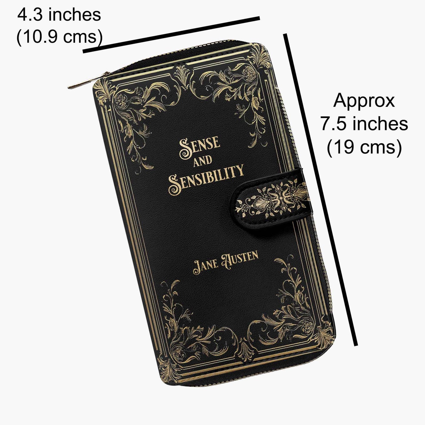 Jane Austen - Sense and Sensibility Zipper Wallet (JPJAWALL)