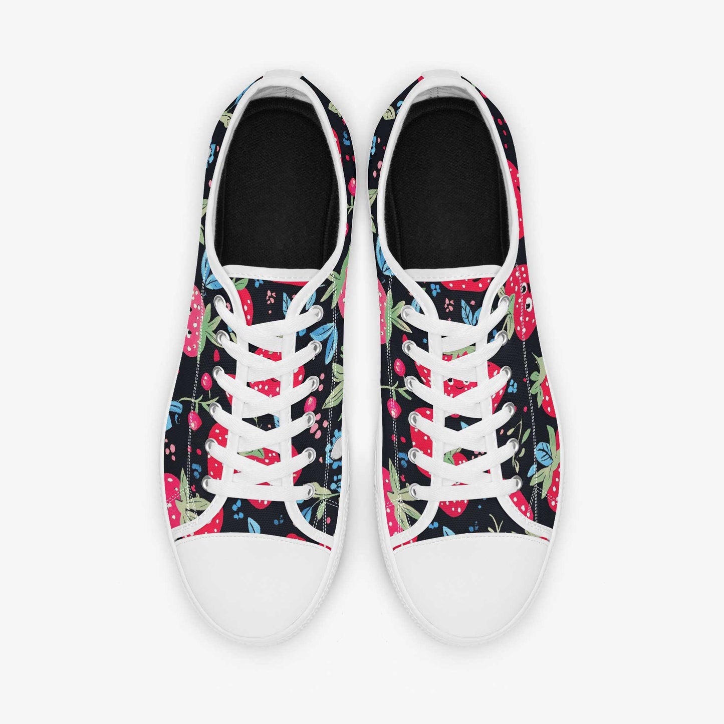 Cute Strawberry Lo Top Sneakers (JPSTRAW)