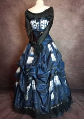 Doctor Who Police Box Corset Gown - Dr Who Tardis Dress