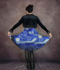 Van Gogh Starry Night Party Dress - Art Gallery Dress