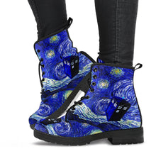 Load image into Gallery viewer, Van Gogh and The Doctor Combat Boots (JPREG49)
