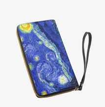Load image into Gallery viewer, Van Gogh Starry Night - Zipper Art Wallet - Gift for Art Lover (CWVAN)
