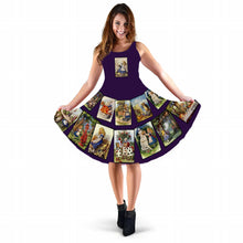 Load image into Gallery viewer, Vintage Alice Ilustrations Sundress with pockets
