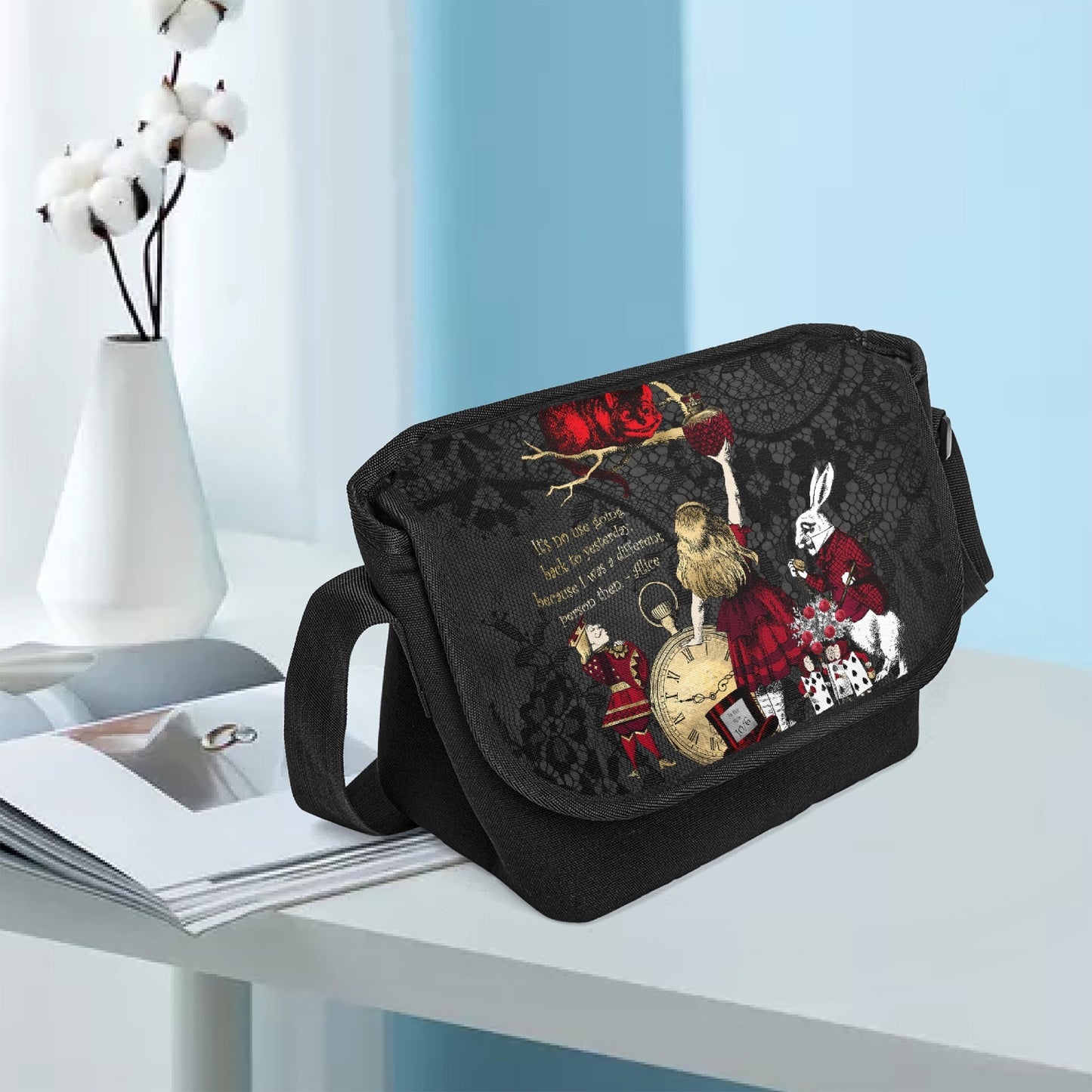 Alice in Wonderland - Gothic Messenger Bag (JPMESS1)