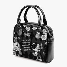 Load image into Gallery viewer, Mad Hatter Tea Party Purse - Alice in Wonderland Quote Bag (JPH1)
