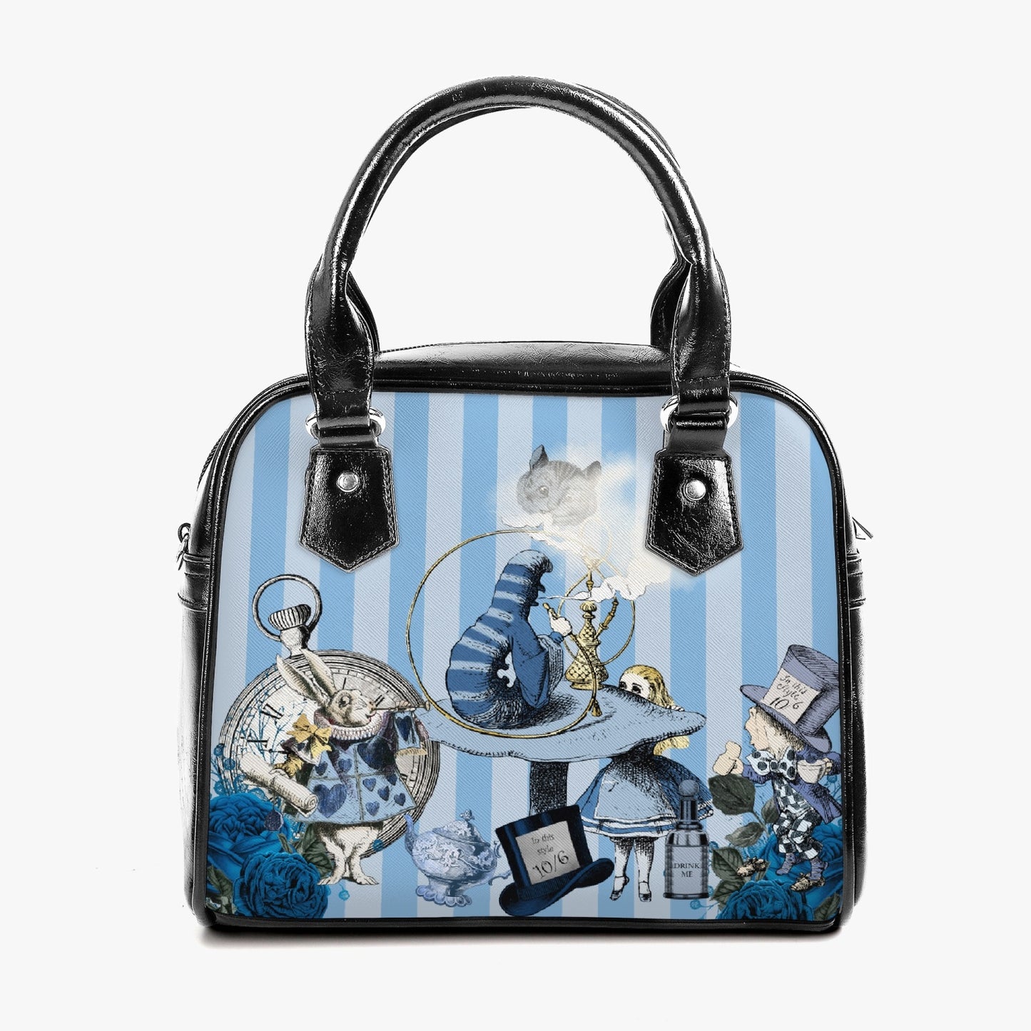 Blue Alice in Wonderland Shoulder Handbag  - JPBABAC2