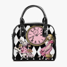 Load image into Gallery viewer, Alice in Wonderland Tea Party Shoulder Purse (JPPINKAT)
