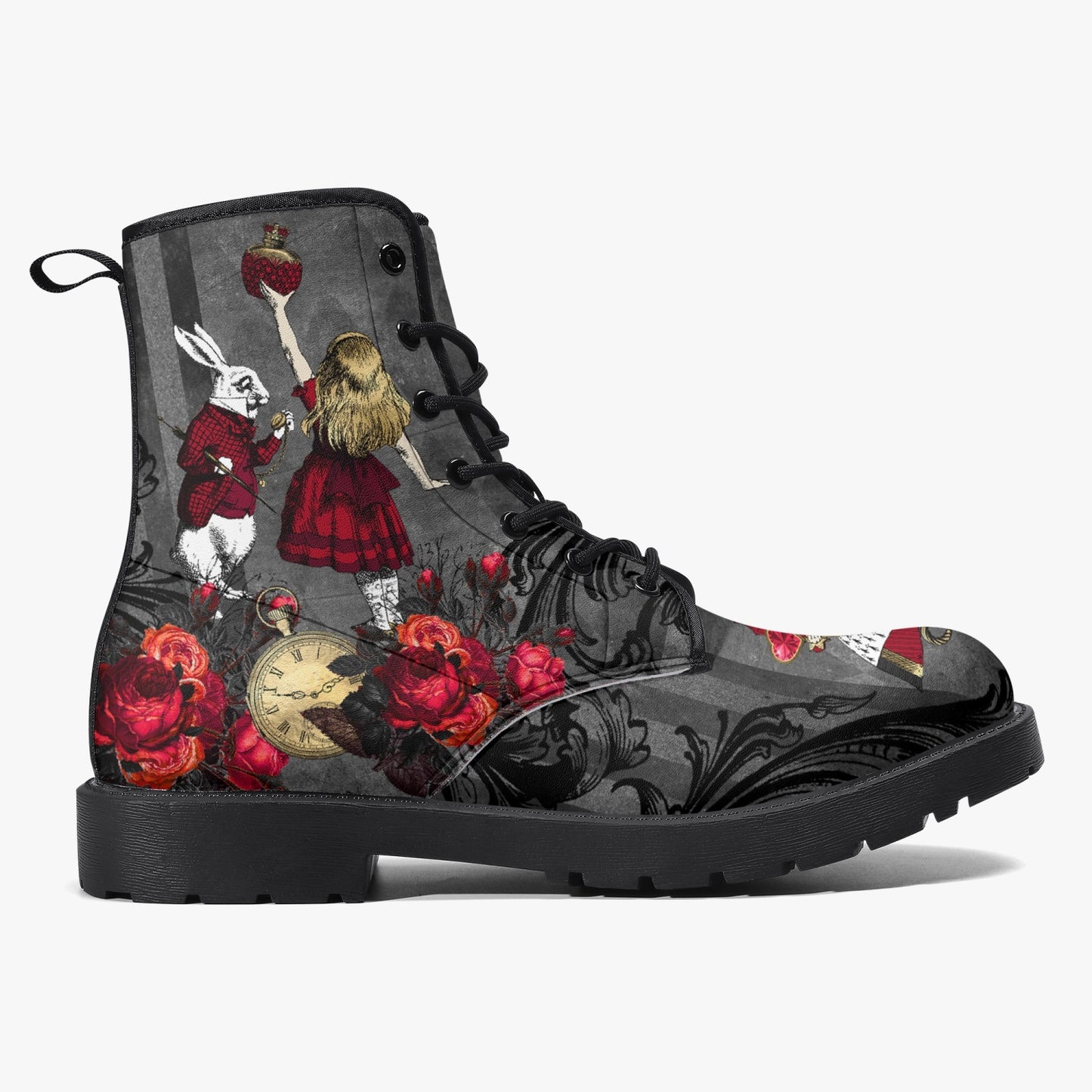 Alice in Wonderland Red and Gold Boots - Adrienne Version (JPARG)