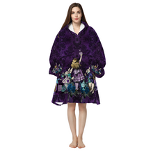 Load image into Gallery viewer, Alice in Wonderland - Hoodie Blanket - Super Comfy Alice in Wonderland Wearable Blanket
