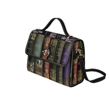 Load image into Gallery viewer, Vintage Library Books Satchel Shoulder Bag (ABOOKSS)

