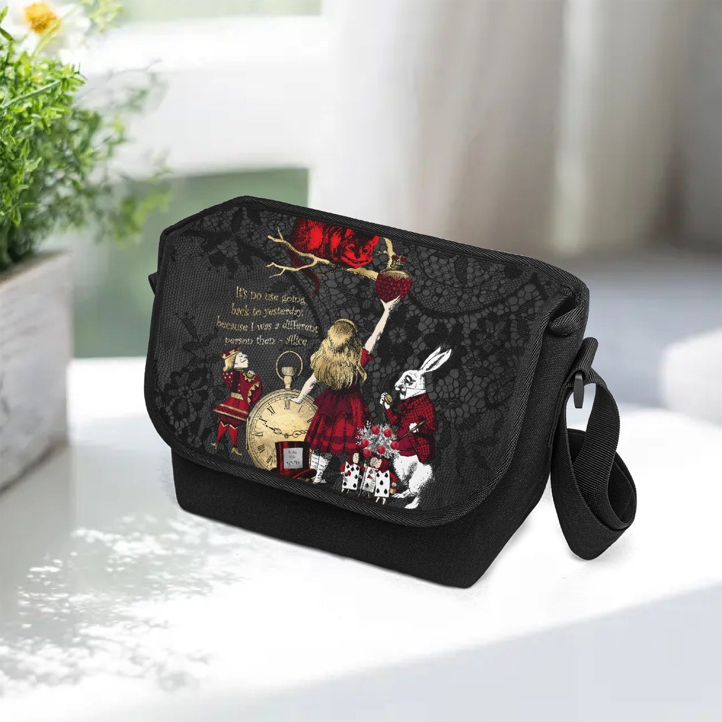 Alice in Wonderland - Gothic Messenger Bag (JPMESS1)