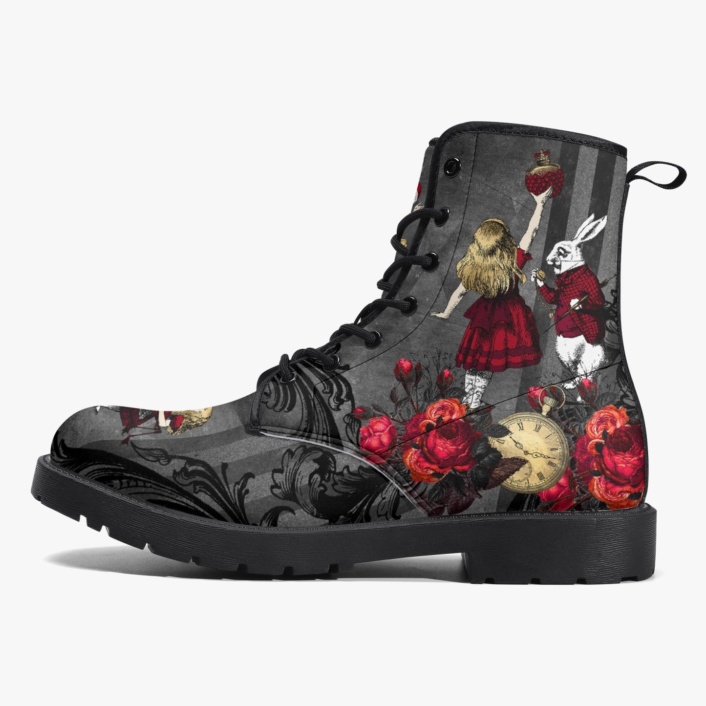 Alice in Wonderland Red and Gold Boots - Adrienne Version (JPARG)