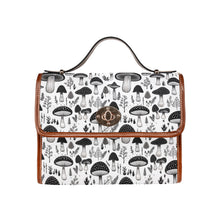 Load image into Gallery viewer, Mushroomcore Black and White Shoulder Satchel Bag (ASATCHM1)
