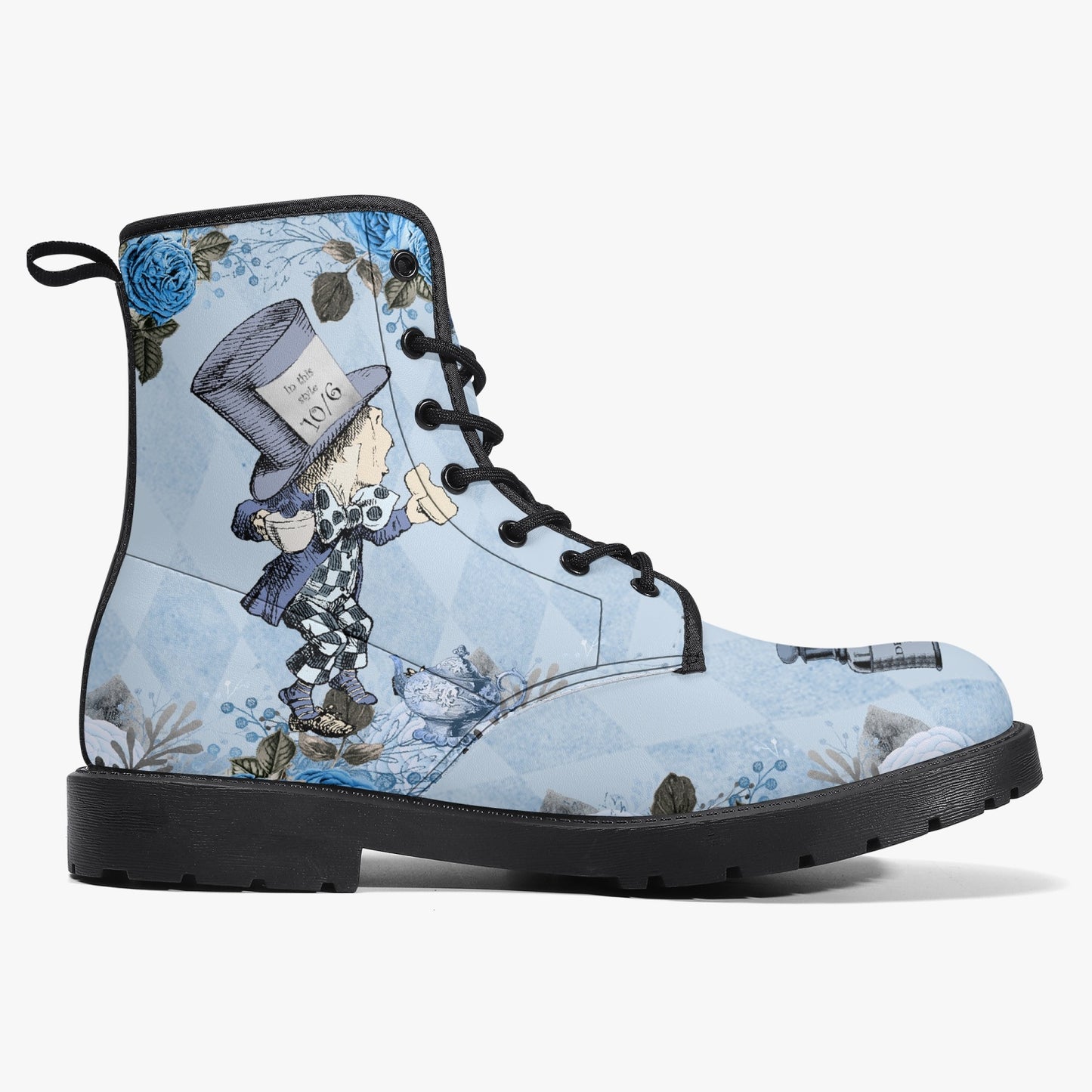 Blue Alice in Wonderland Boots (JPREGB2)