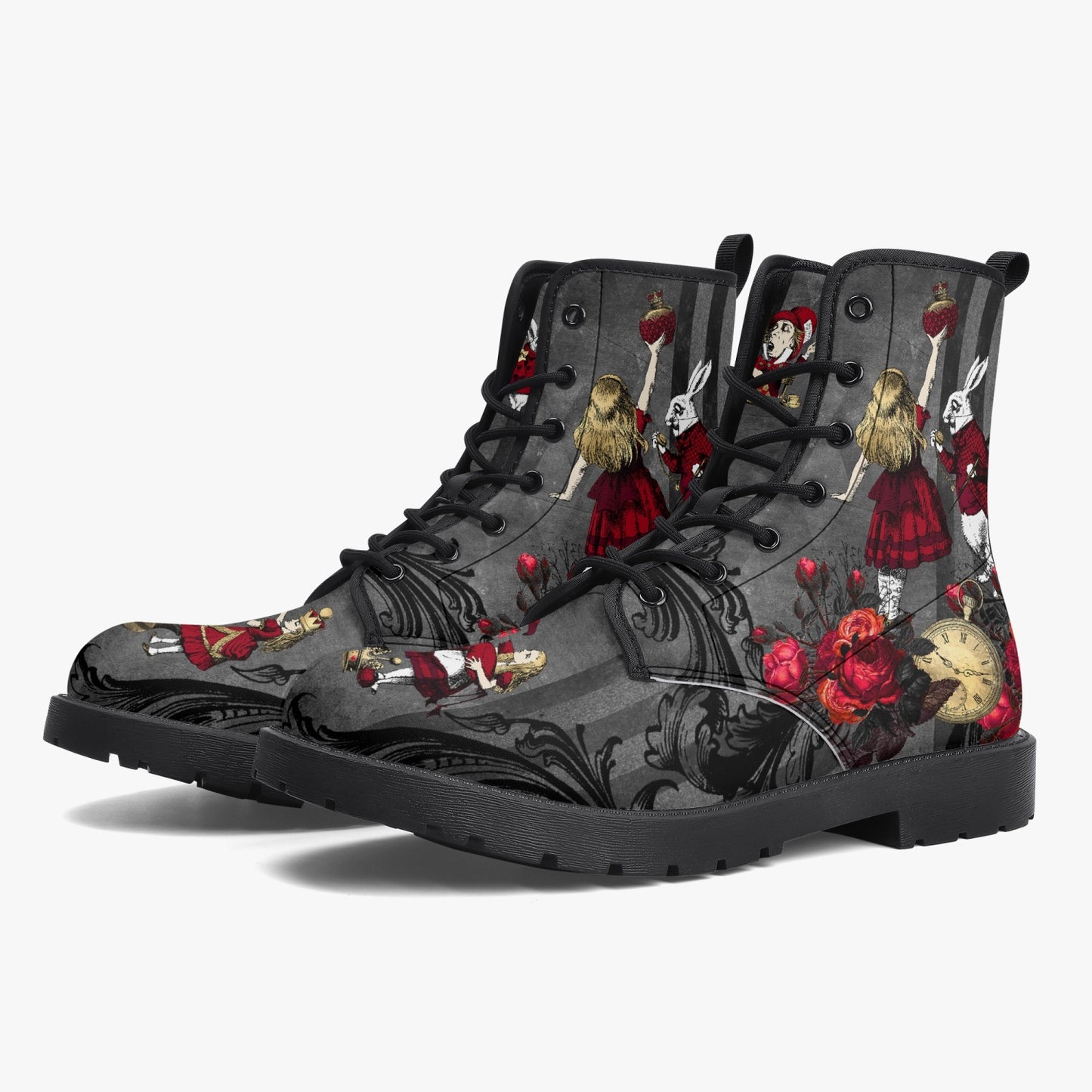 Alice in Wonderland Red and Gold Boots - Adrienne Version (JPARG)