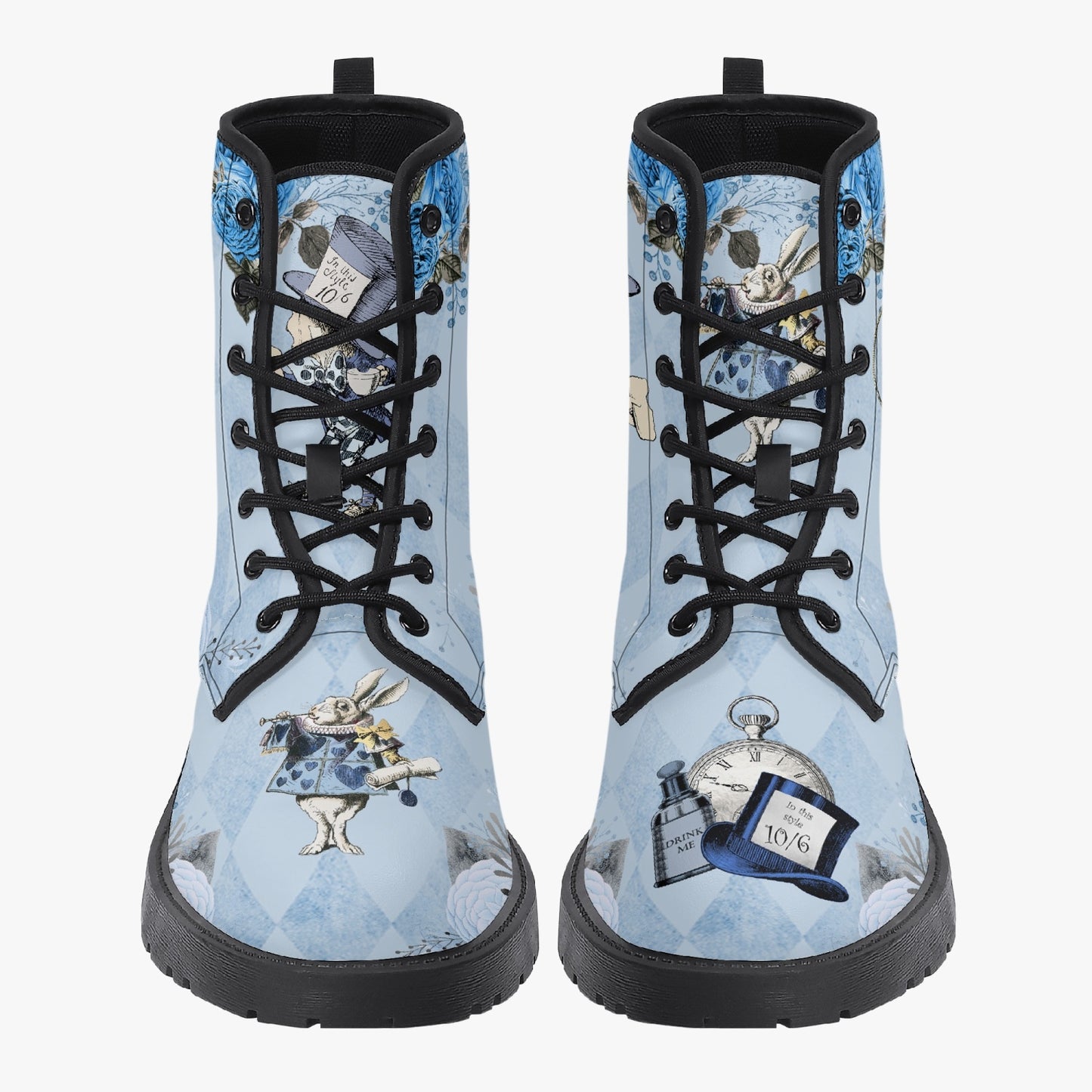 Blue Alice in Wonderland Boots (JPREGB2)