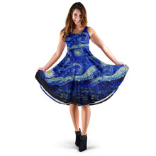Load image into Gallery viewer, Van Gogh Starry Night Dress (DREVGST)
