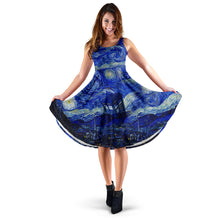 Load image into Gallery viewer, Van Gogh and The Doctor Starry Night Dress (DREVGD)
