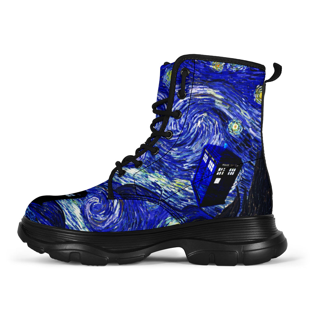 Van Gogh and The Doctor Artistic version - Chunky boots (REG50)