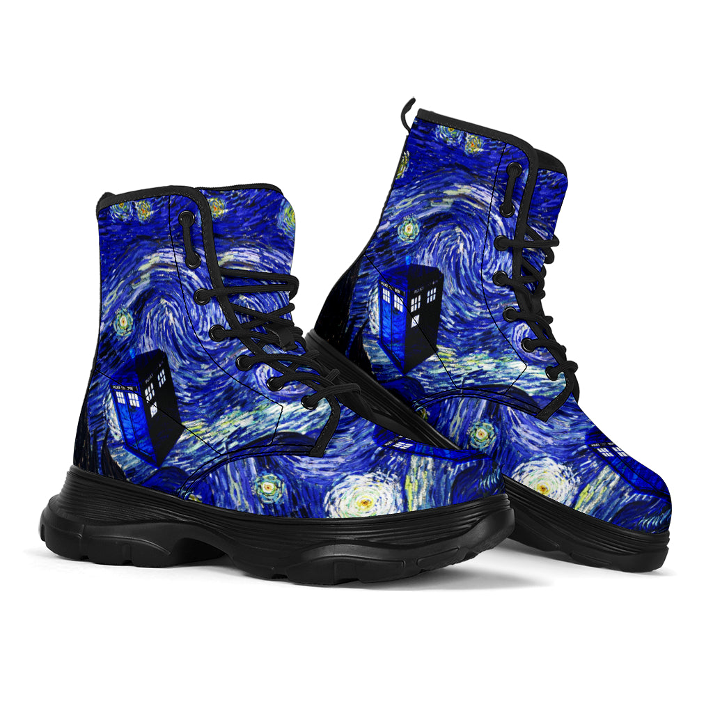 Van Gogh and The Doctor Artistic version - Chunky boots (REG50)