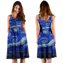 Load image into Gallery viewer, Van Gogh Starry Night Dress (DREVGST)
