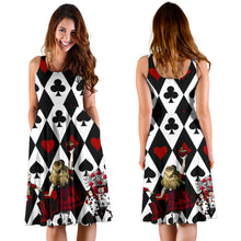 Load image into Gallery viewer, Queen Of Hearts - Alice in Wonderland Sundress with Pockets (DRA3)

