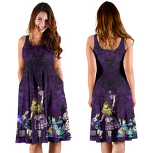 Load image into Gallery viewer, Dark Alice Purple and Turquoise Dress (DR2)
