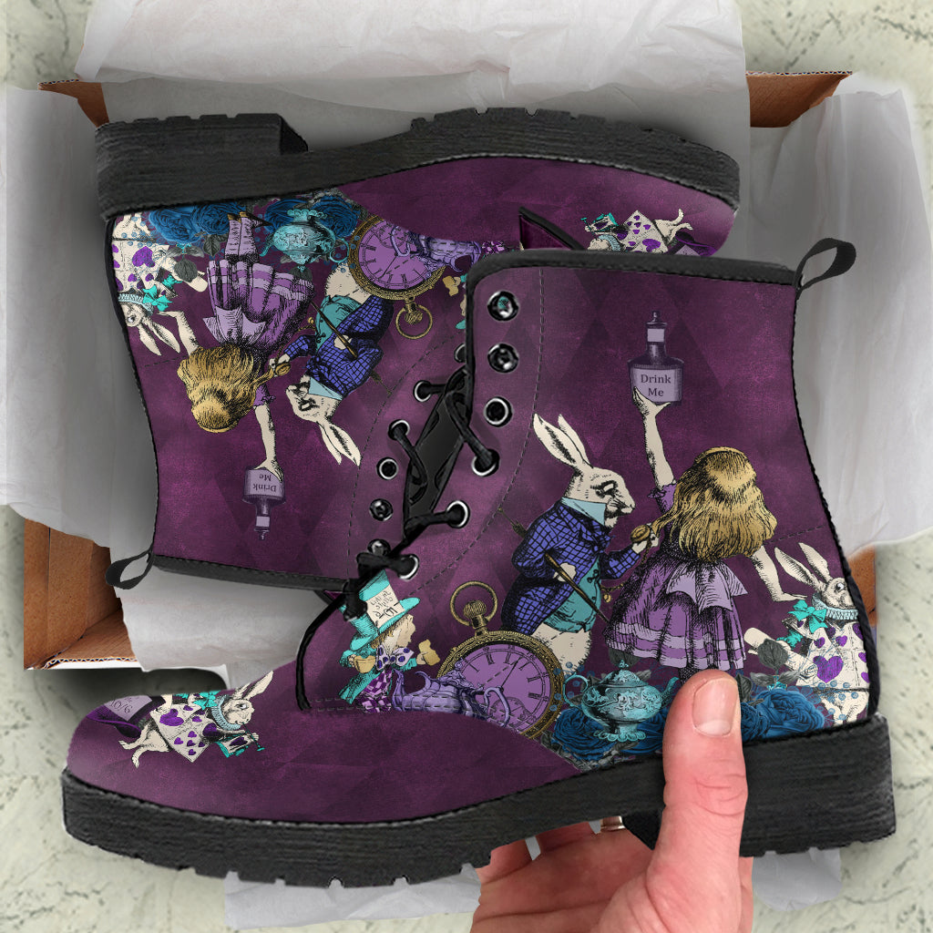 Alice in Wonderland - Dark Alice Boots (REG64)