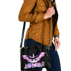 Pastel Goth Caticorn Handbag - Kawaii Bat Cat Unicorn Halloween  Bag (BAPGBAT)