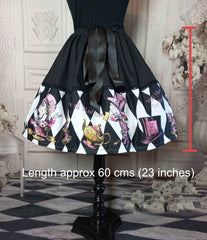 Mad Hatter Tea Party Skirt - Alice in Wonderland Costume